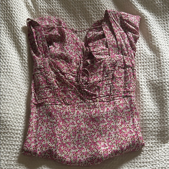 Astr Pink Floral Mini Dress - Picture 4 of 4